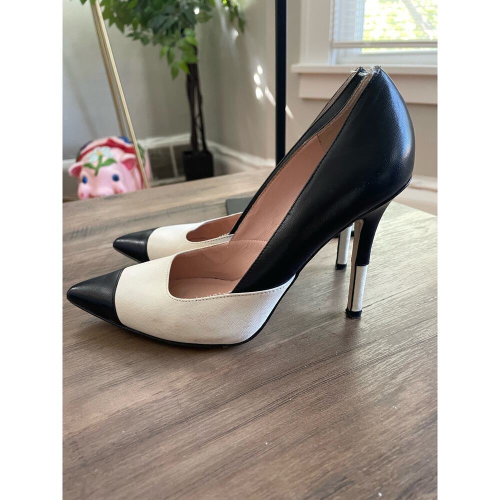 Kate Spade Tuxedo Pointed-Toed Stilleto - Picture 7 of 7